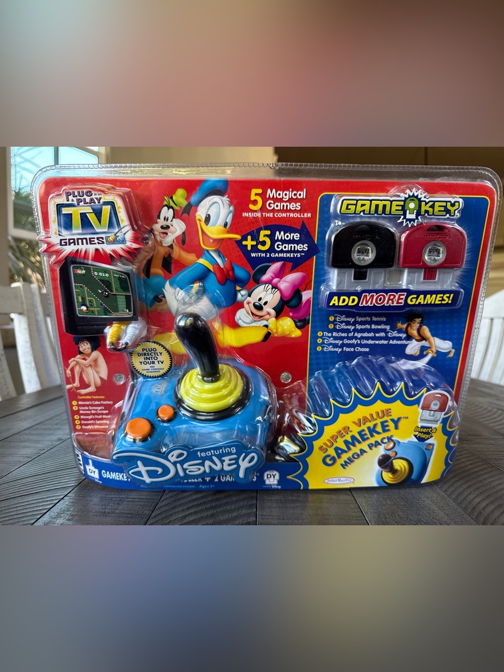 JAKKS Pacific Disney Plug it in & Play TV Games Mega Pack with 2 extra Game Keys